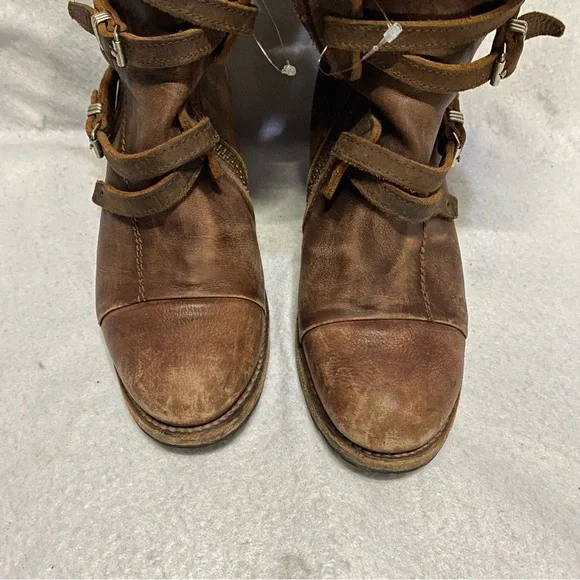 Freebird by Steven Women’s Leather Cora Brown Boot Size 9 Western Festival - Picture 4 of 9